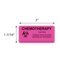 Nevs Labels, Chemotherapy Handle With Gloves 1-7/16" x 3" Flr Pink w/Black P-4446 - alternate 2